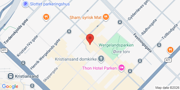 Map displaying event location
