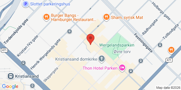 Map displaying event location
