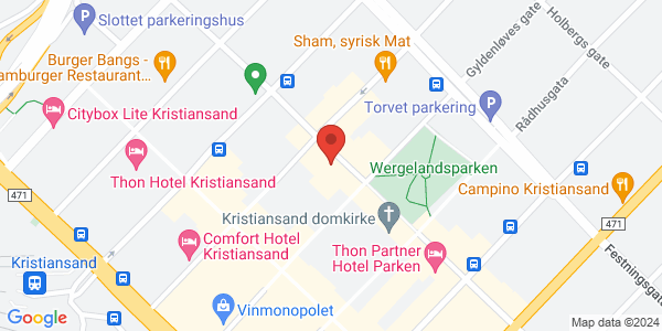 Map displaying event location