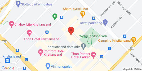 Map displaying event location