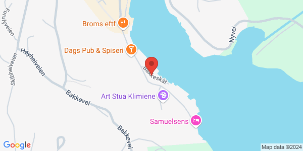 Map displaying event location