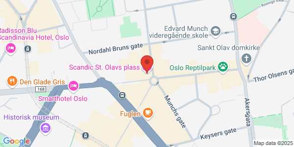 Map displaying event location