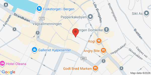 Map displaying event location