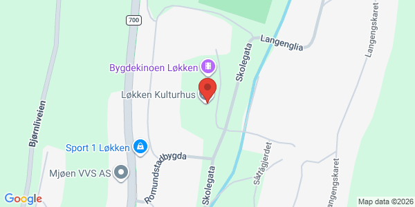 Kart som viser hvor arrangementet foregår