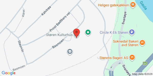Kart som viser hvor arrangementet foregår