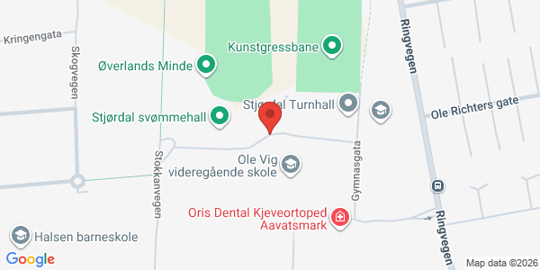 Kart som viser hvor arrangementet foregår