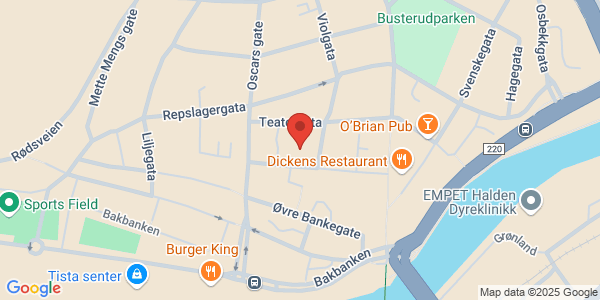 Map displaying event location