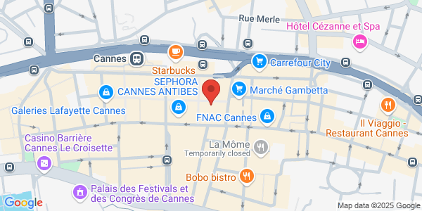 Map displaying event location