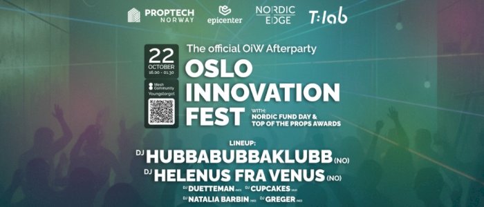Oslo Innovation Fest - the official Oslo Innovation Week afterparty!