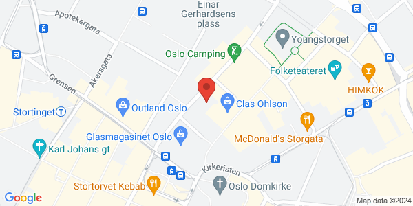 Map displaying event location