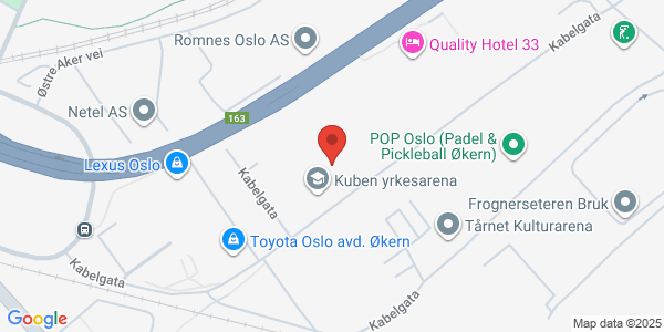 Map displaying event location
