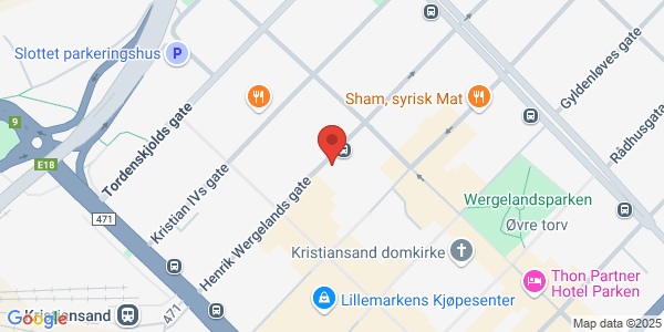 Map displaying event location