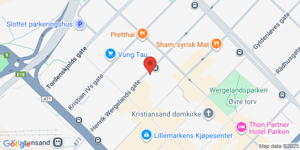 Map displaying event location