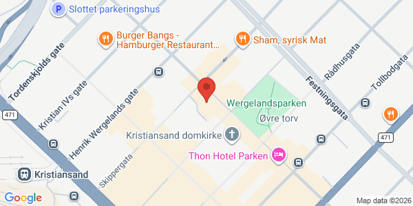 Map displaying event location