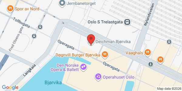 Map displaying event location