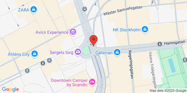 Map displaying event location