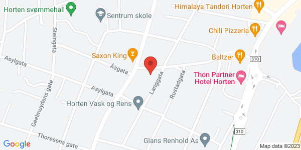 Map displaying event location