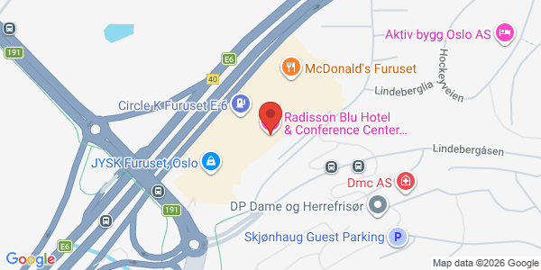 Map displaying event location