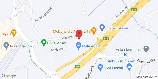 Map displaying event location