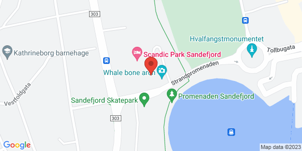 Map displaying event location