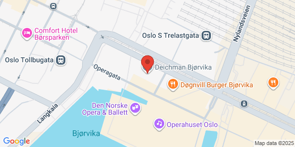 Map displaying event location