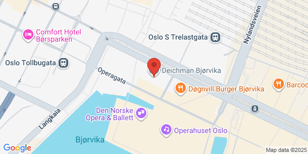 Map displaying event location