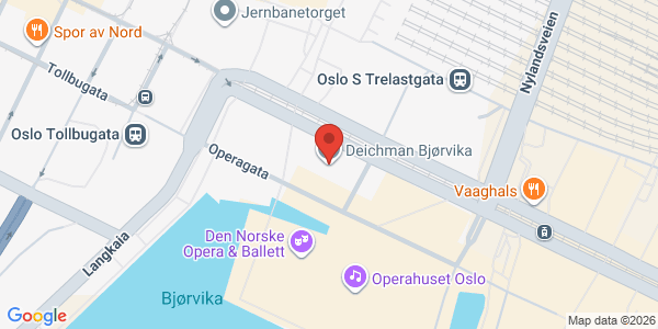 Map displaying event location