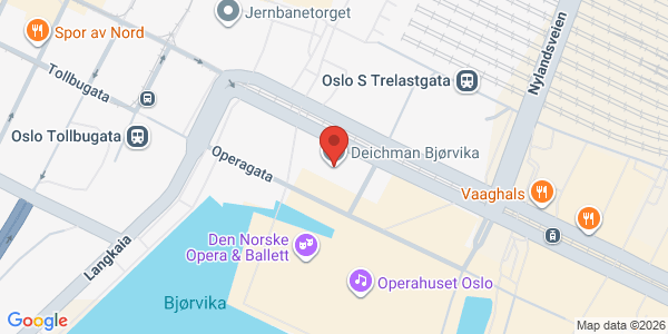 Map displaying event location