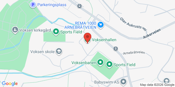 Kart som viser hvor arrangementet foregår