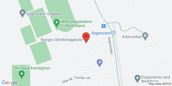 Map displaying event location