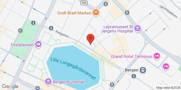 Map displaying event location