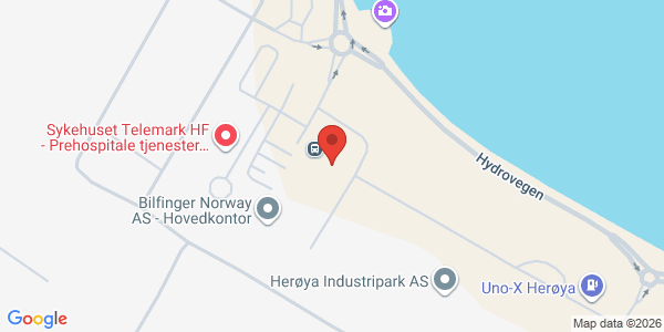 Kart som viser hvor arrangementet foregår