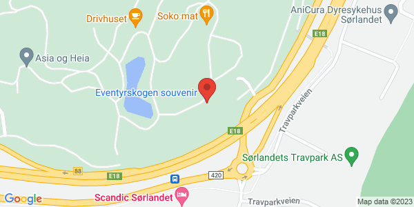Map displaying event location