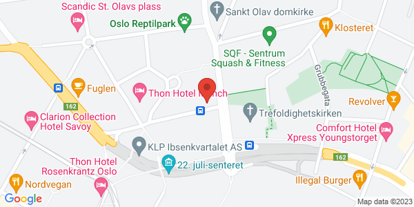 Map displaying event location
