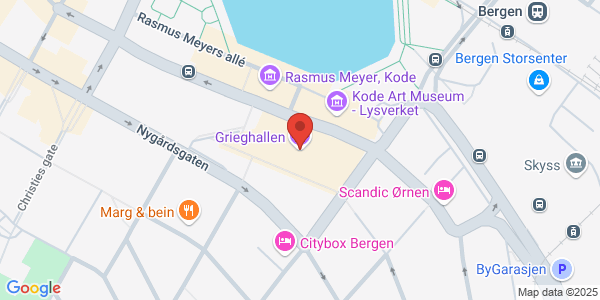 Map displaying event location