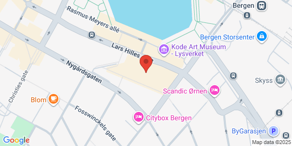 Map displaying event location