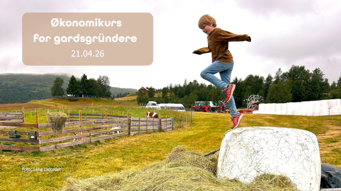 Økonomikurs Gardsgründer 21.04.26