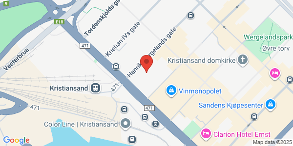 Map displaying event location