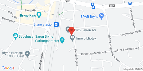 Map displaying event location