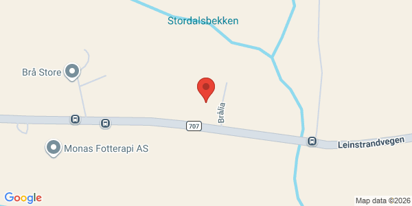 Kart som viser hvor arrangementet foregår