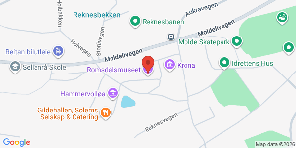Kart som viser hvor arrangementet foregår