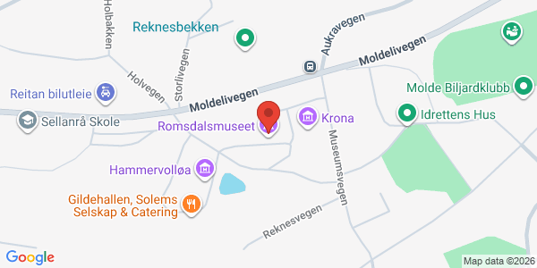 Kart som viser hvor arrangementet foregår