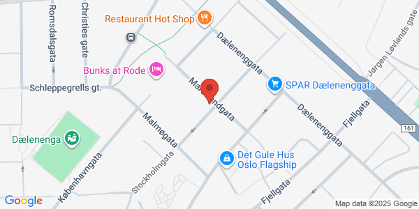 Map displaying event location