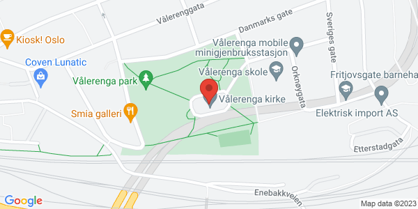 Map displaying event location