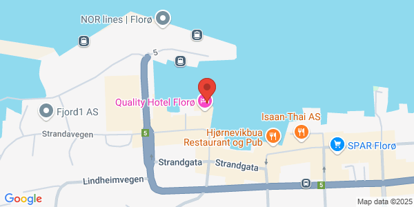 Map displaying event location