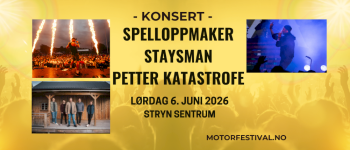 Konsert Staysman - Petter Katastrofe - Spelloppmaker