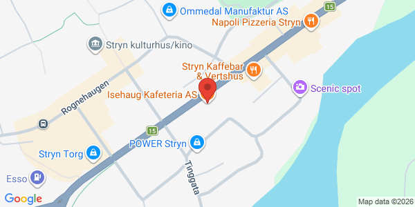 Map displaying event location