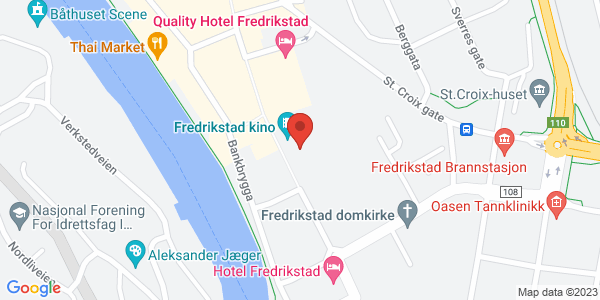 Map displaying event location