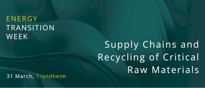 Workshop: Supply Chains and Recycling of Critical Raw Materials