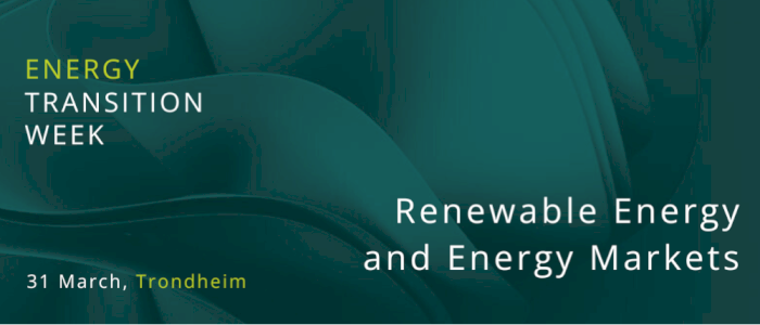 Workshop: Renewable Energy and Energy Markets